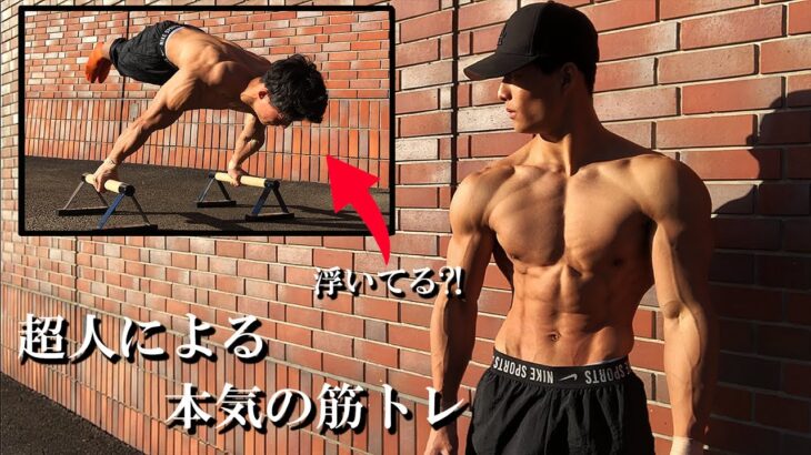 【筋トレ】超人が自重を極めるとスゴイことになった【プランシェ】Planche Motivation Street Workout / Training