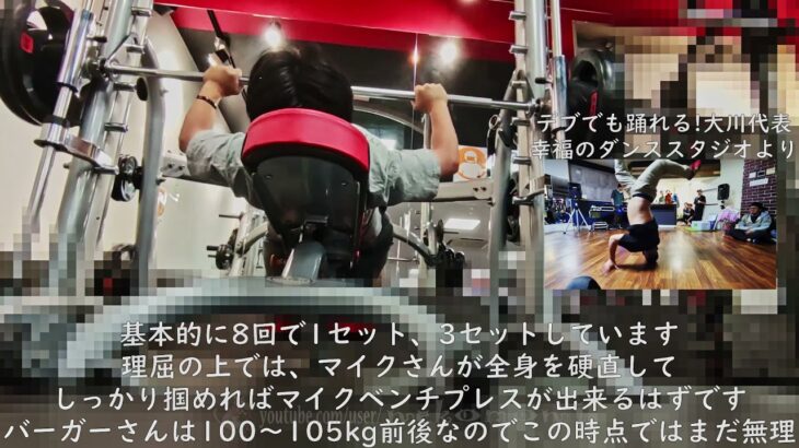 【デブ筋トレ】ベンチプレス100kg上げるネコモン
